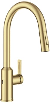 Kraus Oletto Series KSF2830BB - Touchless Sensor Pull-Down Single Handle Kitchen Faucet in Brushed Brass