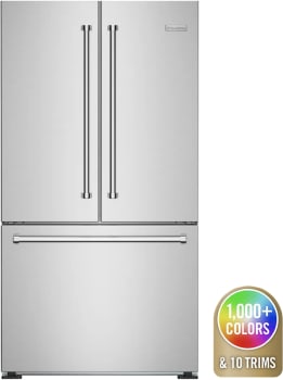 BlueStar Culinary Series FBFD361PCPLT - French Door Refrigerator Bottom Mount Freezer