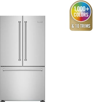 BlueStar Culinary Series FBFD361PLT - 36 Inch Freestanding French Door Refrigerator with 19.9 cu. ft. Capacity in Front View