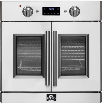 Forno Alta Qualita Gallico FBOEL137130 - 30 Inch Single French Door Electric Wall Oven in Front View