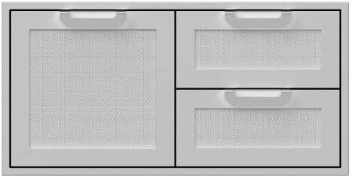 Hestan AGSDR42 - 42 Inch Double Drawer and Storage Door Combination