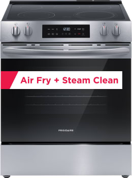 Frigidaire FCFE3082BS - Main-Image 30" Front Control Electric Range with Air Fry Stainless Steel FCFE3082BS