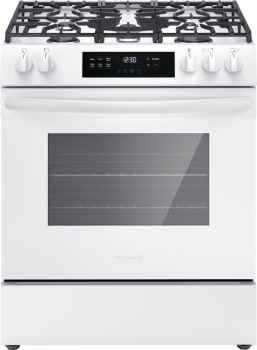 Frigidaire FCFG3062AW - 30 Inch Freestanding Gas Range
