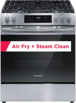Frigidaire FCFG3082BS - Main-Image 30" Front Control Gas Range with Air Fry Stainless Steel FCFG3082BS