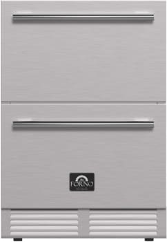 Forno Alta Qualita Como FDROD161124S - Como 24 Inch Outdoor/Indoor Undercounter Drawer Refrigerator in Front View