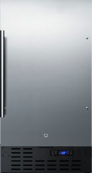 Summit FF1843BCSSADA - 18" Undercounter Refrigerator with Stainless Steel Door and Exterior Cabinet