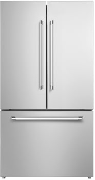 Forza Family Line FF36FBMS - 36 Inch Freestanding Counter Depth French Door Refrigerator