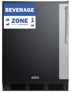Summit Commercial Series FF6BK7BZLHD - 24 Inch Freestanding All-Refrigerator