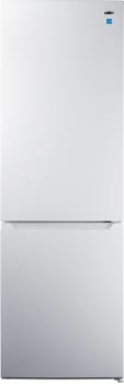 Summit FFBF1030W - 24 Inch Freestanding Bottom Freezer Refrigerator