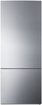Summit FFBF279SSX - 28 Inch Freestanding Counter-Depth Bottom Freezer Refrigerator