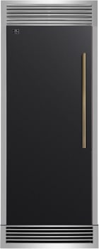 Forno Maderno FFFFD172232LSGBLK - Maderno 28" Built-In Convertible Refrigerator in Black, 13.6 cu. ft. Left Swing