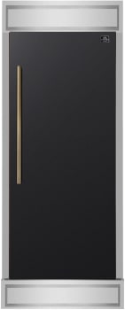 Forno Maderno FFFFD172232RMGBLK - Maderno 28-Inch Built-In Convertible Refrigerator in Black