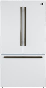 Forno Rivello FFFFD178336WHT - Rivello 36 Inch French Door Refrigerator in White