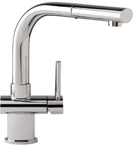 Franke FFP1000 Single Lever Stream Only Pull-Out Faucet: Polished