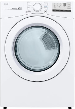 LG DLE3400W - 27 Inch Electric Dryer with 7.4 Cu. Ft. Capacity
