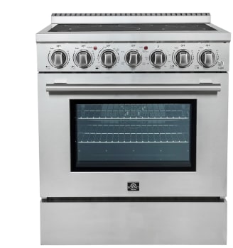 Forno Paolo FFSEL601130 - PAOLO 30 Inch Freestanding Electric Range in Front View