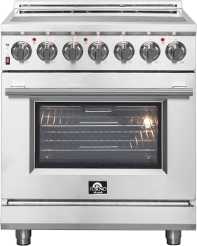 Forno Massimo FFSEL602030 - 30 Inch Freestanding Electric Range in Front View