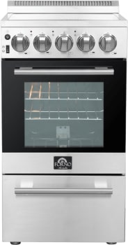 Forno Pallerano FFSEL605220 - 20 Inch Freestanding Electric Range in Front View