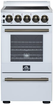 Forno Pallerano FFSEL605220WHT - Pallerano 20 Inch Freestanding Electric Range