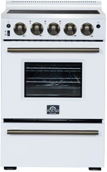 Forno Loiano FFSEL606924WHT - Loiano 24-Inch Freestanding Electric Range