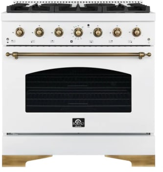 Forno FFSGS621936WHT - Antico 36-Inch Gas Range in Front View