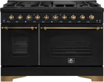 Forno FFSGS621948BLK - Antico 48-Inch Gas Range in Front View