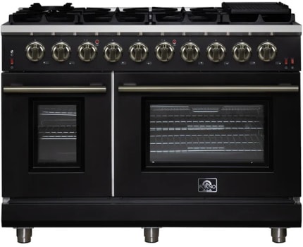 Forno Massimo FFSGS623948BLK - Forno Massimo 48-Inch Freestanding Gas Range