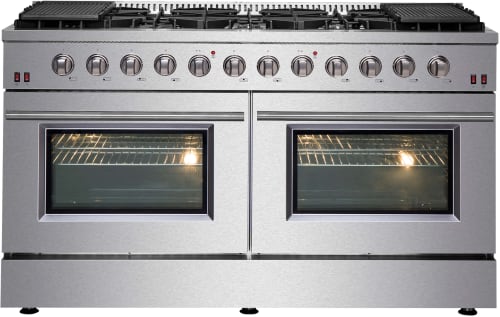 Forno Galiano FFSGS624460 - 60 Inch Freestanding Gas Range in Front View