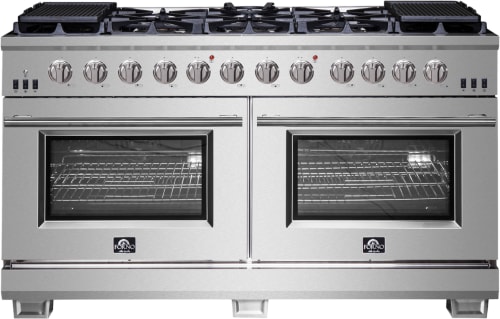 Forno Capriasca FFSGS626060 - 60 Inch Freestanding Gas Range in Front View