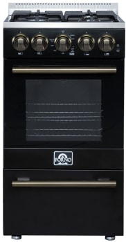 Forno Lamazze FFSGS626520BLK - Lamazze 20" 2.05 cu. ft. Freestanding Gas Range