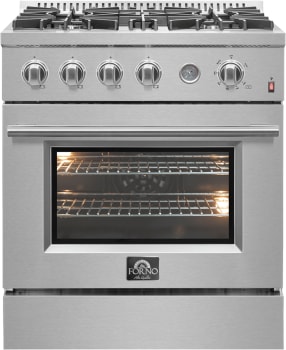 Forno Alta Qualita Marco FFSGS627730 - Marco 30 Inch Freestanding Gas Range in Front View