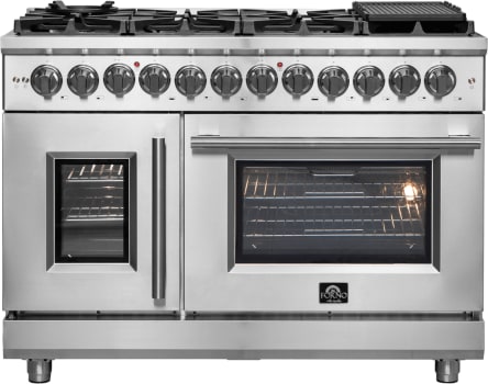 Forno Massimo FFSGS632548 - Massimo 48 Inch Freestanding Dual Fuel Range in Front VIew
