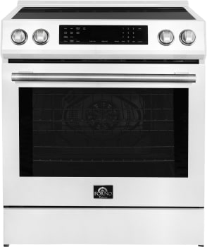 Forno Espresso FFSIN090530WHT - 30 Inch Slide-In Induction Range in Front View