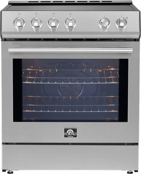 Forno Leonardo Espresso FFSIN098230 - 30 Inch Slide-In Induction Range in Front View