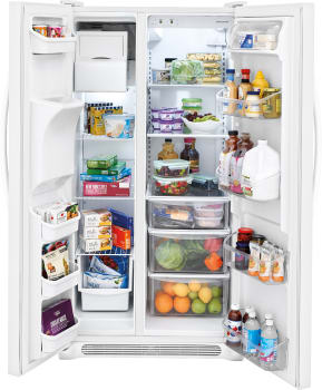 Frigidaire FFSS2615TP 36 Inch Side-by-Side Refrigerator with 25.5 Cu ...