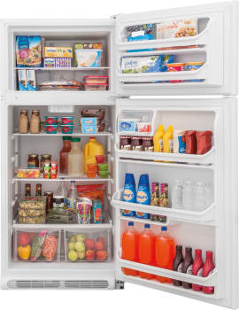 Frigidaire FFTR1814QW 30 Inch Top-Freezer Refrigerator with Gallon Door ...