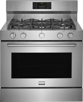 Frigidaire FGDF4085TS 40 Inch Freestanding Dual Fuel Range with ... - Frigidaire Gallery Series FGDF4085TS - Front View