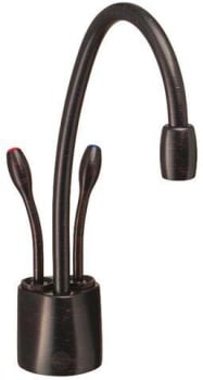 InSinkErator Indulge Contemporary Series FHC1100CRB - Double Handle Instant Hot Water Dispenser Faucet