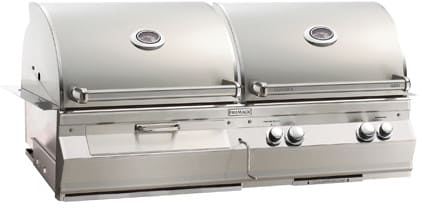Fire Magic A830i6aancb 55 Inch Built In Combination Gas And Charcoal Fire Magic Aurora Collection A830i6aancb Series Combination Gas And Charcoal Grill