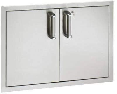 Fire Magic Flush Mounted Doors 53930KSC - 30 Inch Double Access Door with Lock