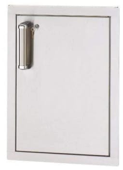 Fire Magic Flush Mounted Doors 53920KSCR - 14-Inch Right-Hinged Single Access Door - Vertical with Lock