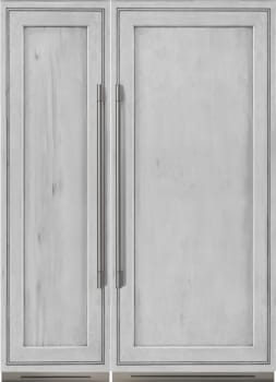 Fulgor Milano 700 Series FMREFR03 - Side-by-Side Panel Ready Refrigerator and Freezer Set