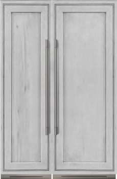 Fulgor Milano 700 Series FMREFR06 - Side-by-Side Panel Ready Refrigerator and Freezer Set