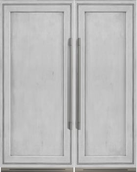 Fulgor Milano 700 Series FMREFR11 - Side-by-Side Panel Ready Refrigerator and Freezer Set