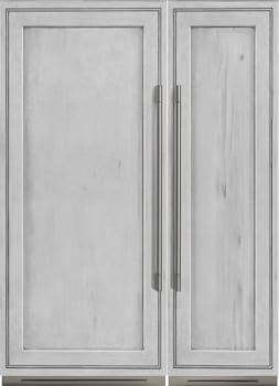 Fulgor Milano 700 Series FMREFR12 - Side-by-Side Panel Ready Refrigerator and Freezer Set