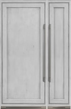 Fulgor Milano 700 Series FMREFR13 - Side-by-Side Panel Ready Refrigerator and Freezer Set
