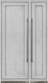 Fulgor Milano 700 Series FMREFR16 - Side-by-Side Panel Ready Refrigerator and Freezer Set