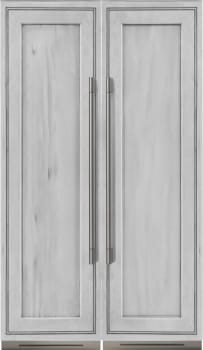 Fulgor Milano 700 Series FMREFR17 - Side-by-Side Panel Ready Refrigerator and Freezer Set