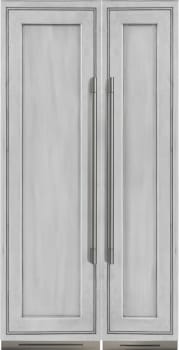Fulgor Milano 700 Series FMREFR18 - Side-by-Side Panel Ready Refrigerator and Freezer Set