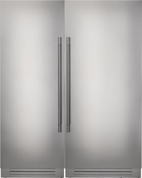 Fulgor Milano 700 Series FMREFR20 - Side-by-Side Stainless Steel Refrigerator and Freezer Set
